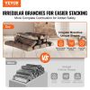 VEVOR 10 Pcs Gas Fireplace Logs, Large Ceramic Logs for Fireplace Decorative, Heat-Resistant Wood Log Gas Realistic Logs