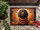 Boykin Spaniel Fall Doormat Front Door Mat Indoor Outdoor Rugs for Entryway, Non Slip Washable Low Pile, 24H X 36W